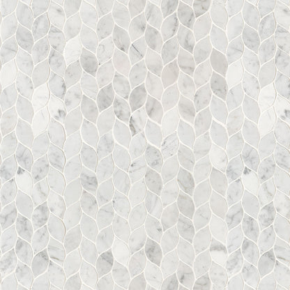 Carrara White Blanco Pattern Honed