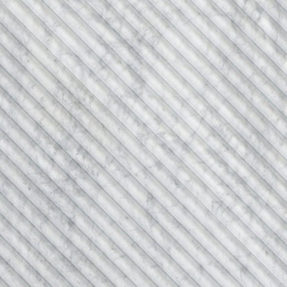 Carrara White Milano Ribbo 12x24 Honed