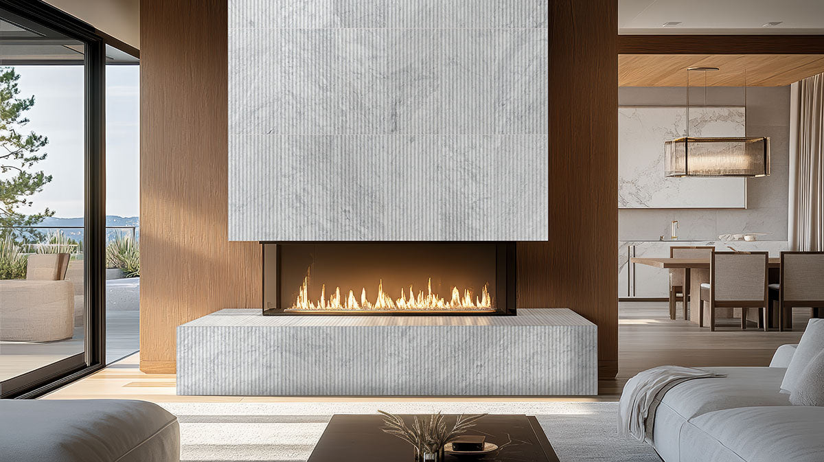 Carrara White Milano Ribbo 12x24 Honed