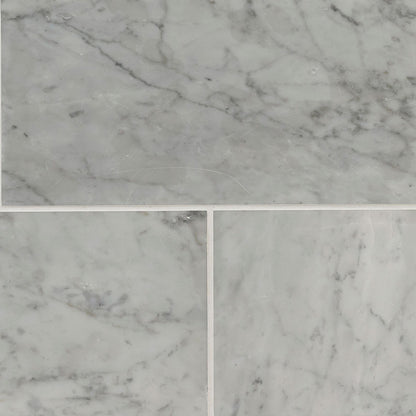 Carrara White Subway Tile 6x12