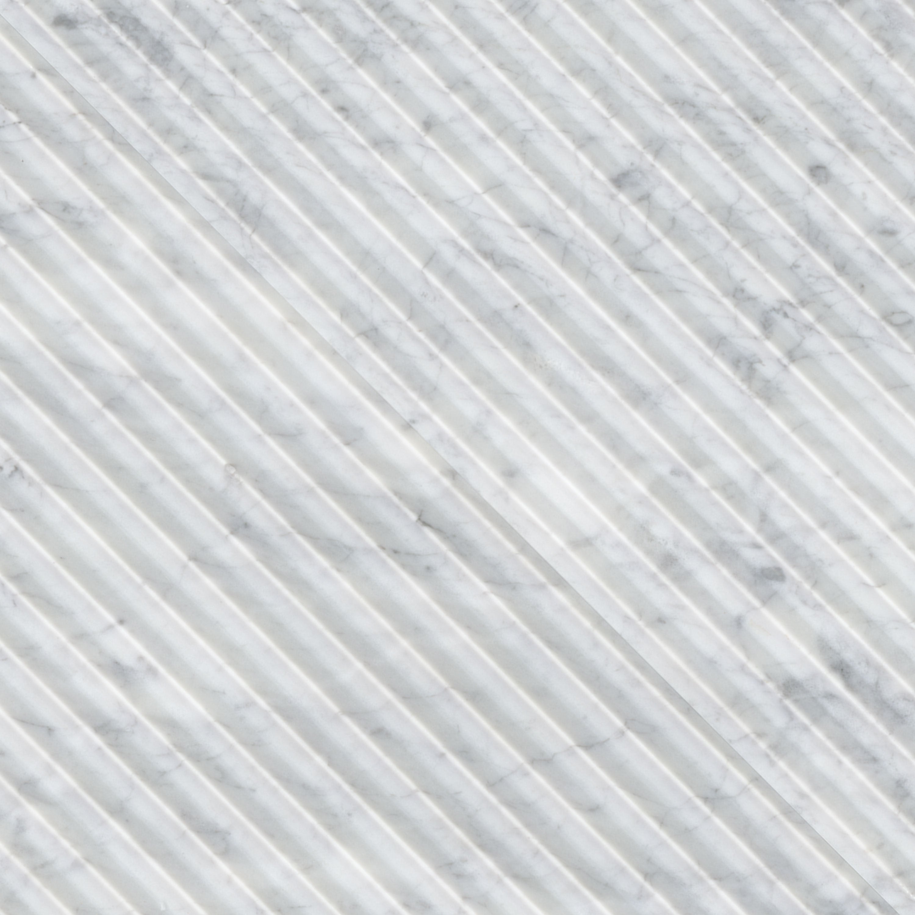 Carrara White Valentino Fluto 12x24 Honed