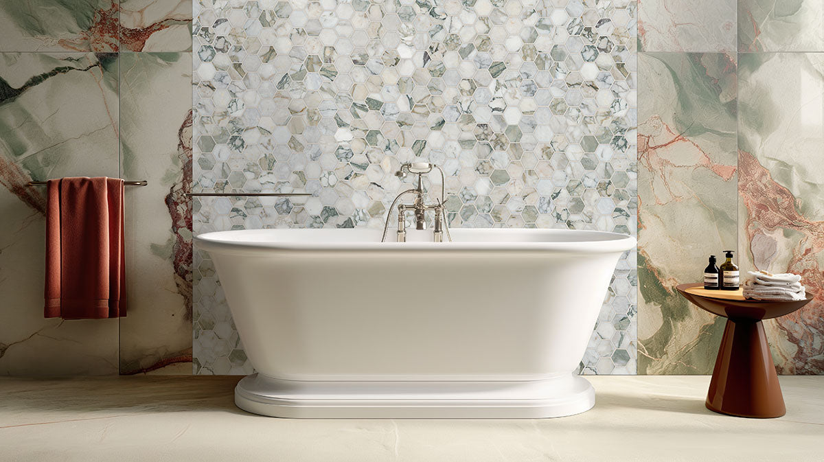 Coronado 2" Hexagon Honed