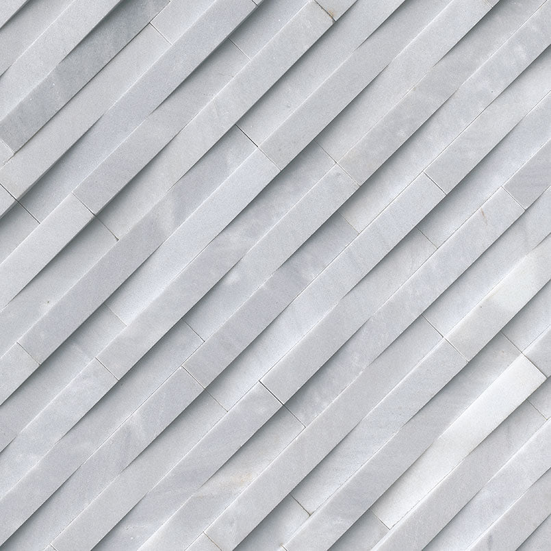 Cosmic Gray 3D Wave Stacked Stone Panels