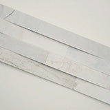 Cosmic White 3D Wave Stacked Stone Panels