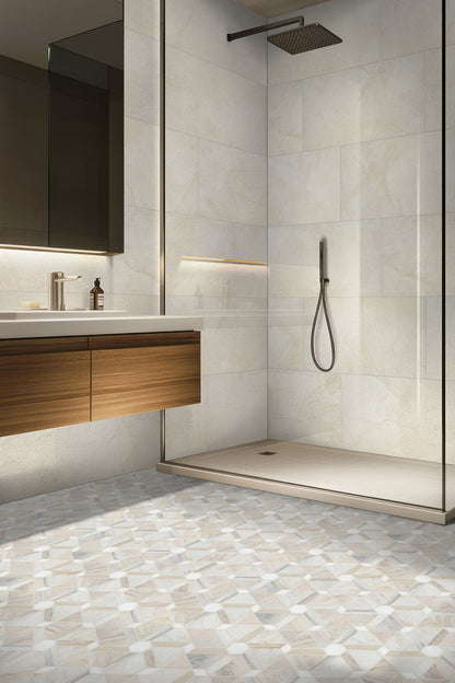 Livingstyle Cream Porcelain Tile