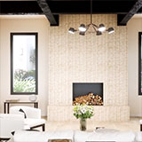 Crema Arched Herringbone Polished