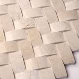 Crema Arched Herringbone Polished