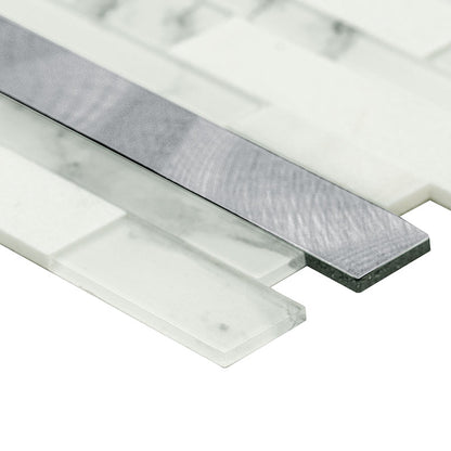 Denali Frost Interlocking Peel And Stick