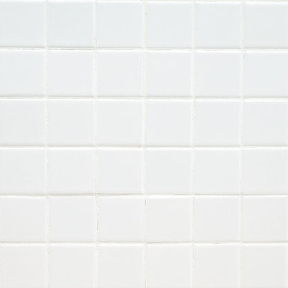 White Matte 2X2 Mosaic