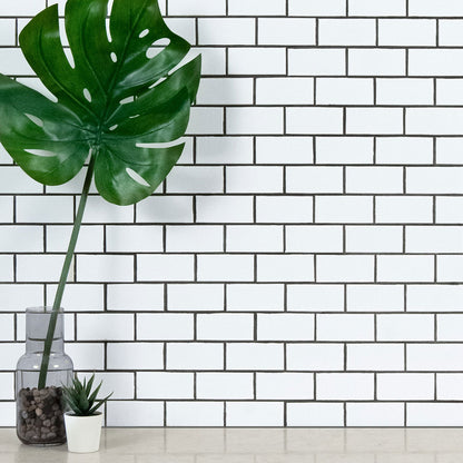 Domino White Subway Tile