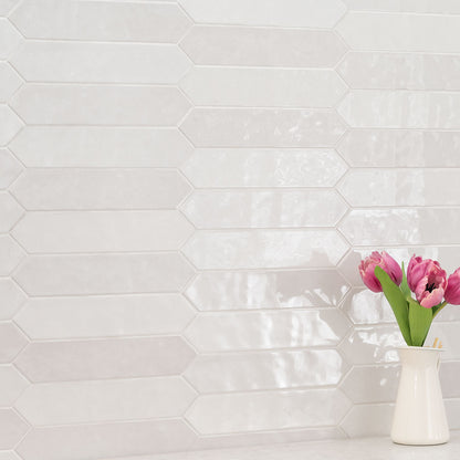 Renzo Dove Ceramic Pickett Tile