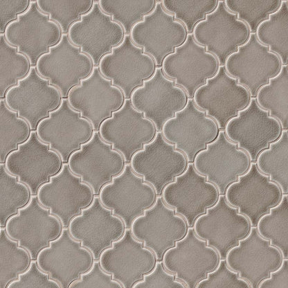 Dove Gray Arabesque Tile