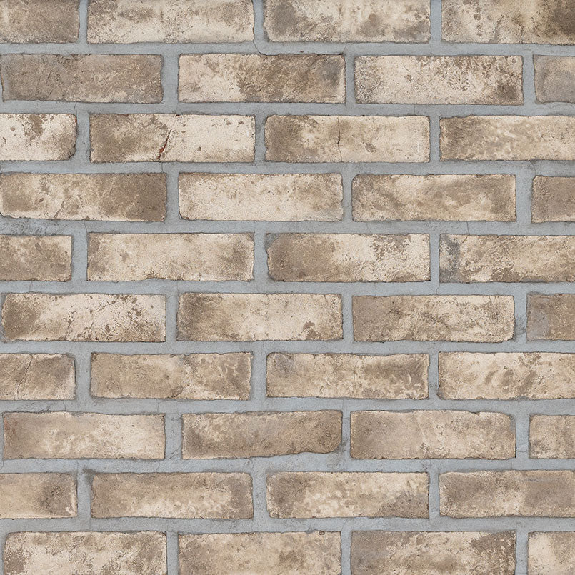 Doverton Gray Clay Brick 2.25x7.5