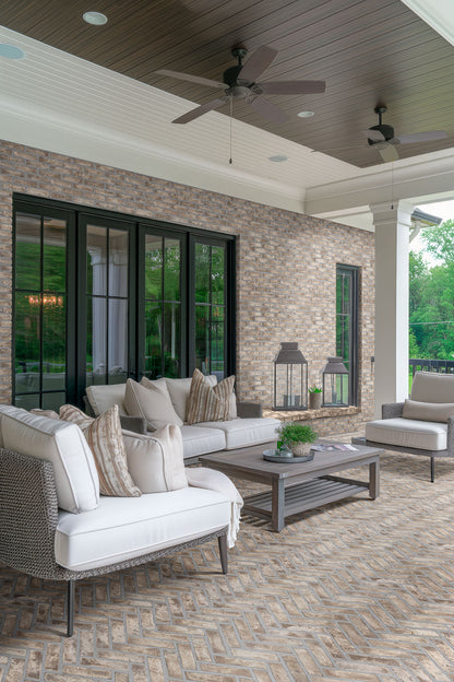 Doverton Gray Clay Brick 2.25x7.5