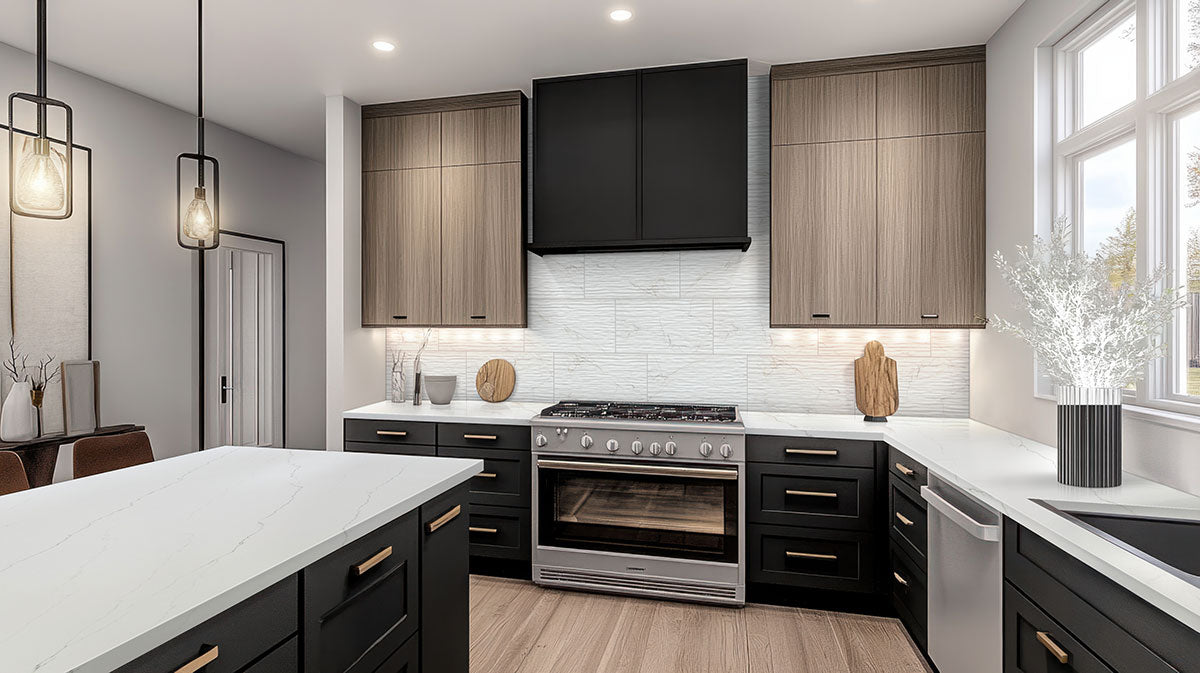 Dymo Calacatta Stripe White 12x24 Glossy