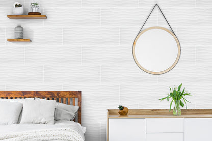 Dymo Wavy White 12x24 Glossy