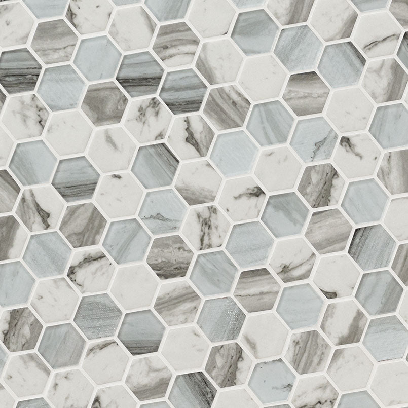 Esperanza 2" Hexagon Mosaic Tile