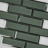 Evergreen Beveled Subway Tile 2x6