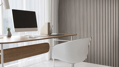 Fog Acoustic Wood Slat Panels