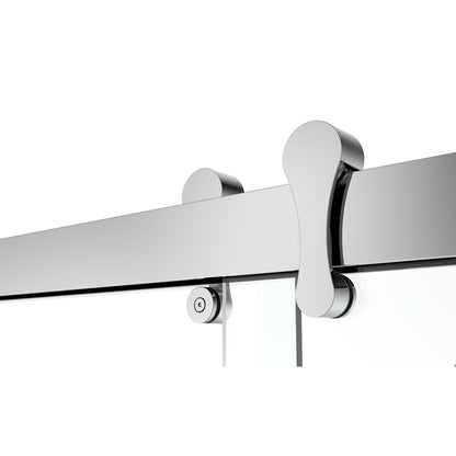 54" GBY22 Owen Bypass Series Tub Door with Klearteck Treatment (3/8" Thickness) (Chrome)