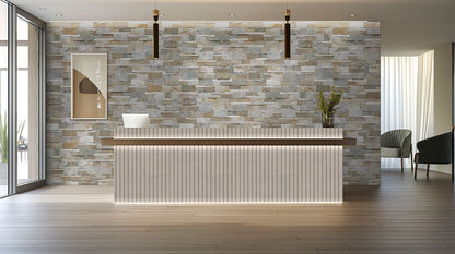 XL RockMount™ Stacked Stone Panels - Golden Honey
