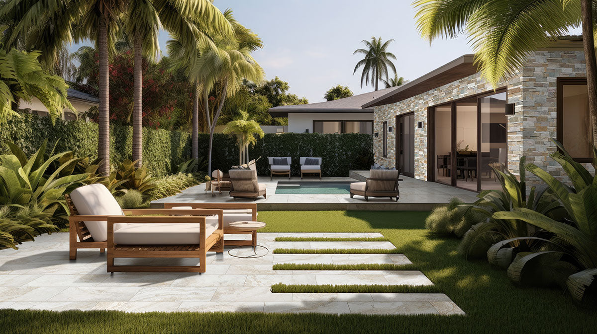 XL RockMount™ Stacked Stone Panels - Golden Honey