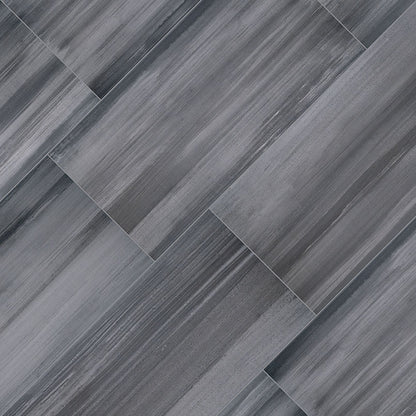 Graphite Watercolor Porcelain Tile
