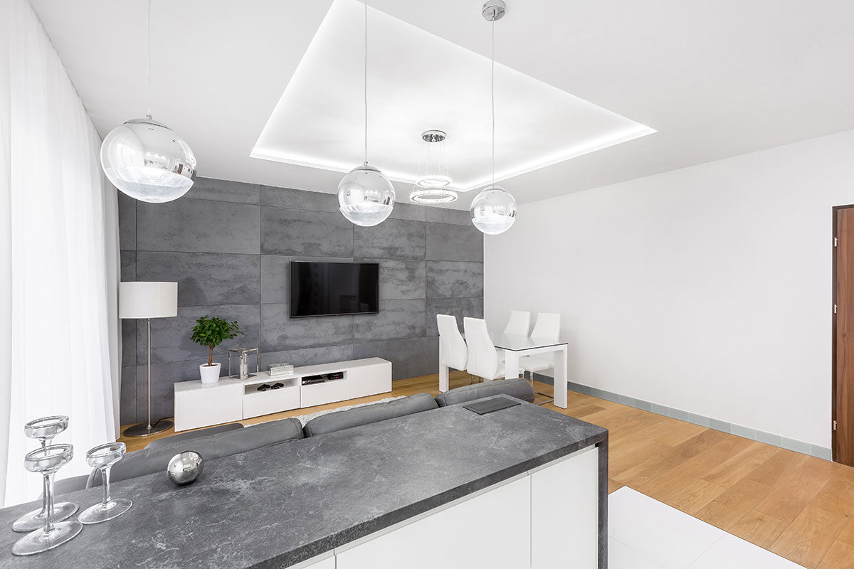 Gray Glossy 3x6 Single Bull Nose