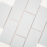 Gray Glossy Subway Tile 3x6