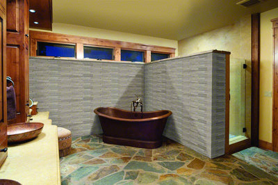 GRAY OAK 3D HONED LEDGER CORNER Wall Tile - Shop at Home Craft Studio | Call 