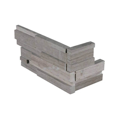 GRAY OAK 3D HONED LEDGER CORNER Wall Tile - Shop at Home Craft Studio | Call 