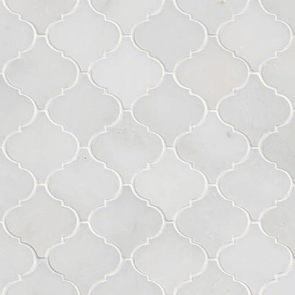 Greecian White Arabesque Tile
