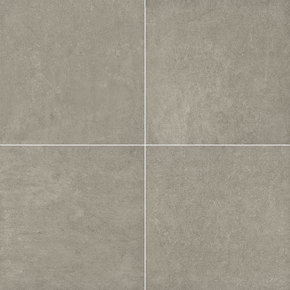 Concerto Grigio 18X36 porcelain tile with a modern concrete look, suitable for indoor and outdoor use.