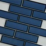 Haiku Sapphire Glass Subway Tile 2x6
