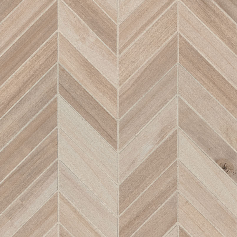 Havenwood Beige Chevron Mosaic 12x15