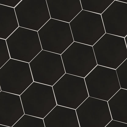 Hexley Graphite Hexagon Tile