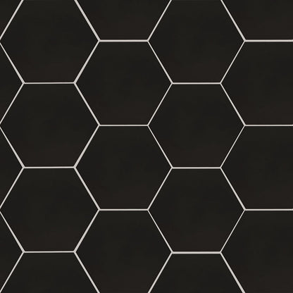 Hexley Graphite Hexagon Tile