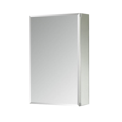 18" Aluminum Medicine Cabinet (Surface Mount/Recessed)  - Shop at Home Craft Studio - 1