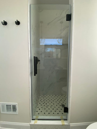 1PC Miko Hinge (Matte Black) shower door - Shop at Home Craft Studio - 7