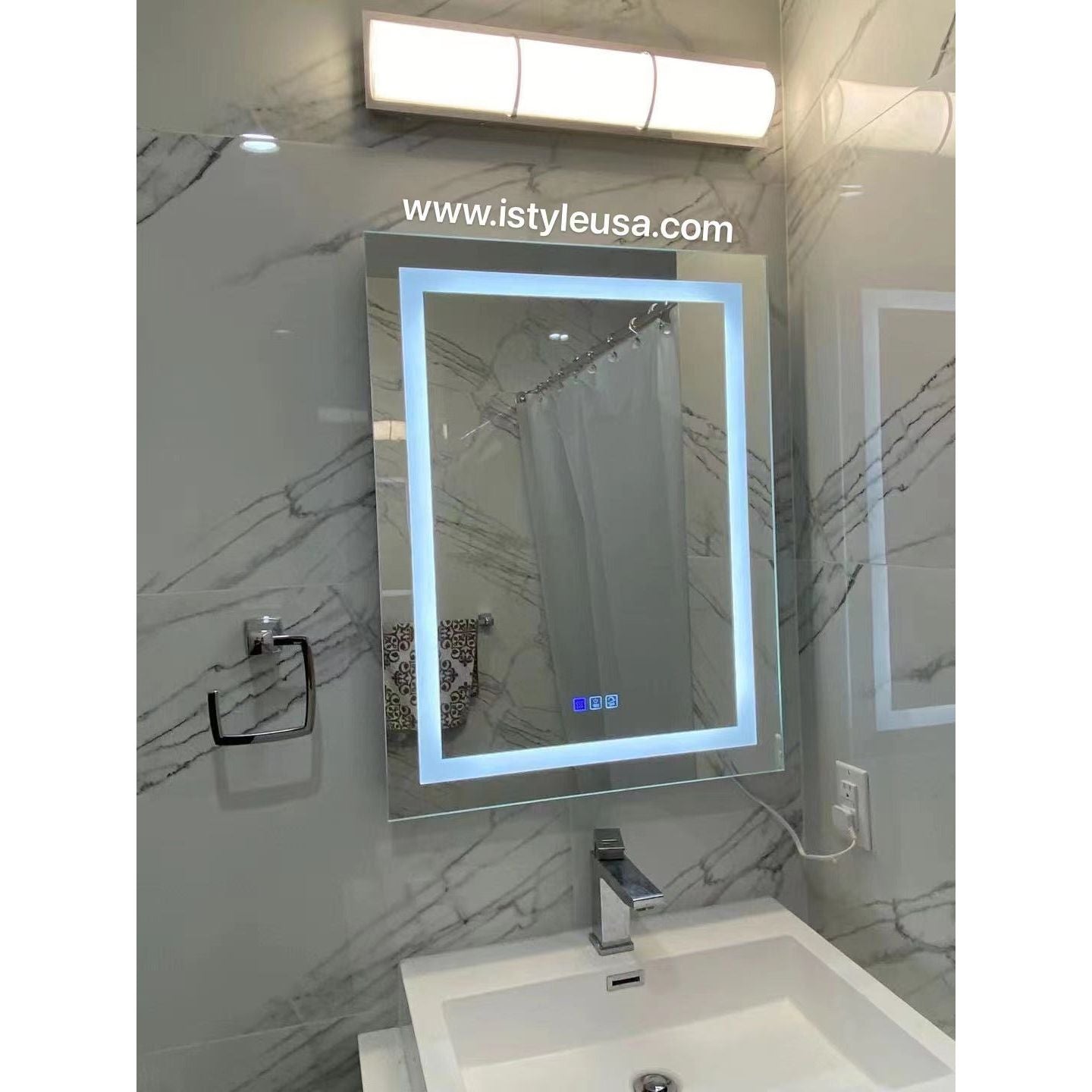 20" LED Ana Medicine Cabinet (Surface Mount/Recessed) (Left Hinge) led medicine cabinet - Shop at Home Craft Studio - 4