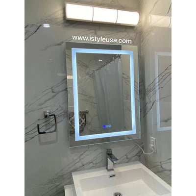 20" LED Ana Medicine Cabinet (Surface Mount/Recessed) (Left Hinge) led medicine cabinet - Shop at Home Craft Studio - 4