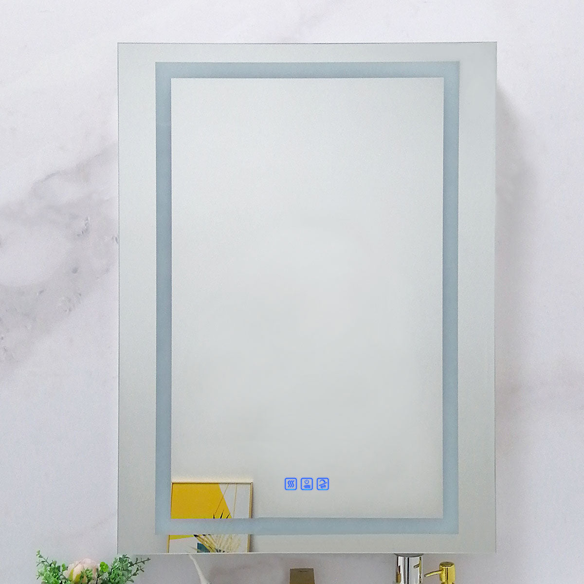 20" LED Ana Medicine Cabinet (Surface Mount/Recessed) (Left Hinge) led medicine cabinet - Shop at Home Craft Studio - 10