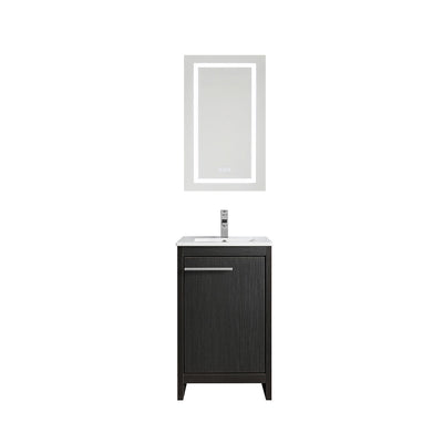 20" V9004 Vanity with Ceramic Sink (Charcoal Grey) bathroom vanities - Shop at Home Craft Studio - 2