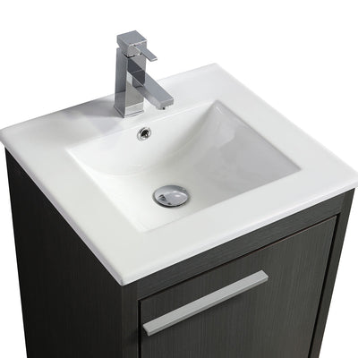 20" V9004 Vanity with Ceramic Sink (Charcoal Grey) bathroom vanities - Shop at Home Craft Studio - 4