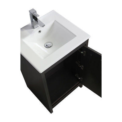 20" V9004 Vanity with Ceramic Sink (Charcoal Grey) bathroom vanities - Shop at Home Craft Studio - 5