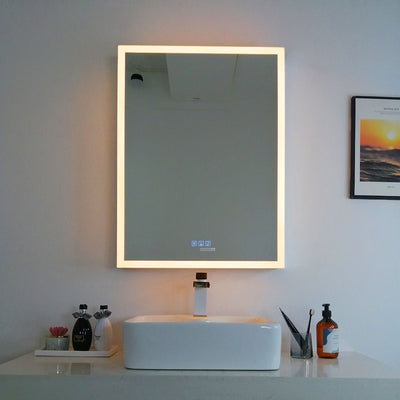 24" Alicia MC Series LED Medicine Cabinet (Surface Mount/Recessed) (Left Hinge)  - Shop at Home Craft Studio - 1