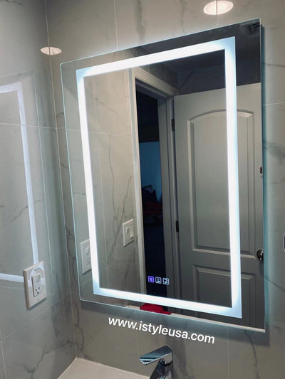 24" LED Ana Medicine Cabinet (Surface Mount/Recessed) (Left Hinge) led medicine cabinet - Shop at Home Craft Studio - 3