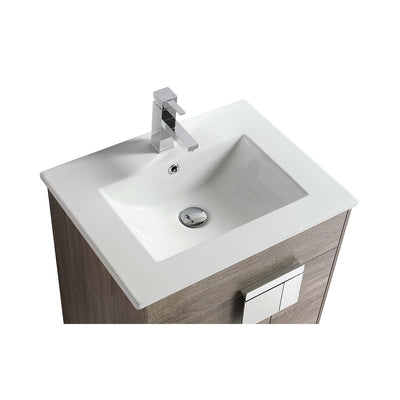 24" V9003 Vanity with Ceramic Sink (Sonoma Oak) bathroom vanities - Shop at Home Craft Studio - 3
