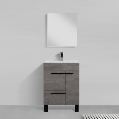 24" V9007 Gill Vanity & Ceramic Sink (Cement Grey) bathroom vanities - Shop at Home Craft Studio - 2