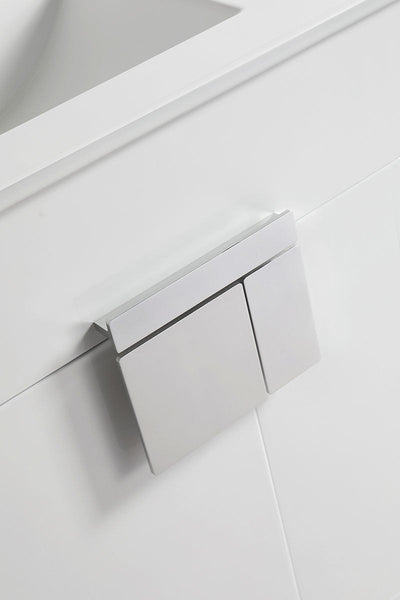 30" V9003 Vanity with Ceramic Sink (Glossy White)  - Shop at Home Craft Studio - 4